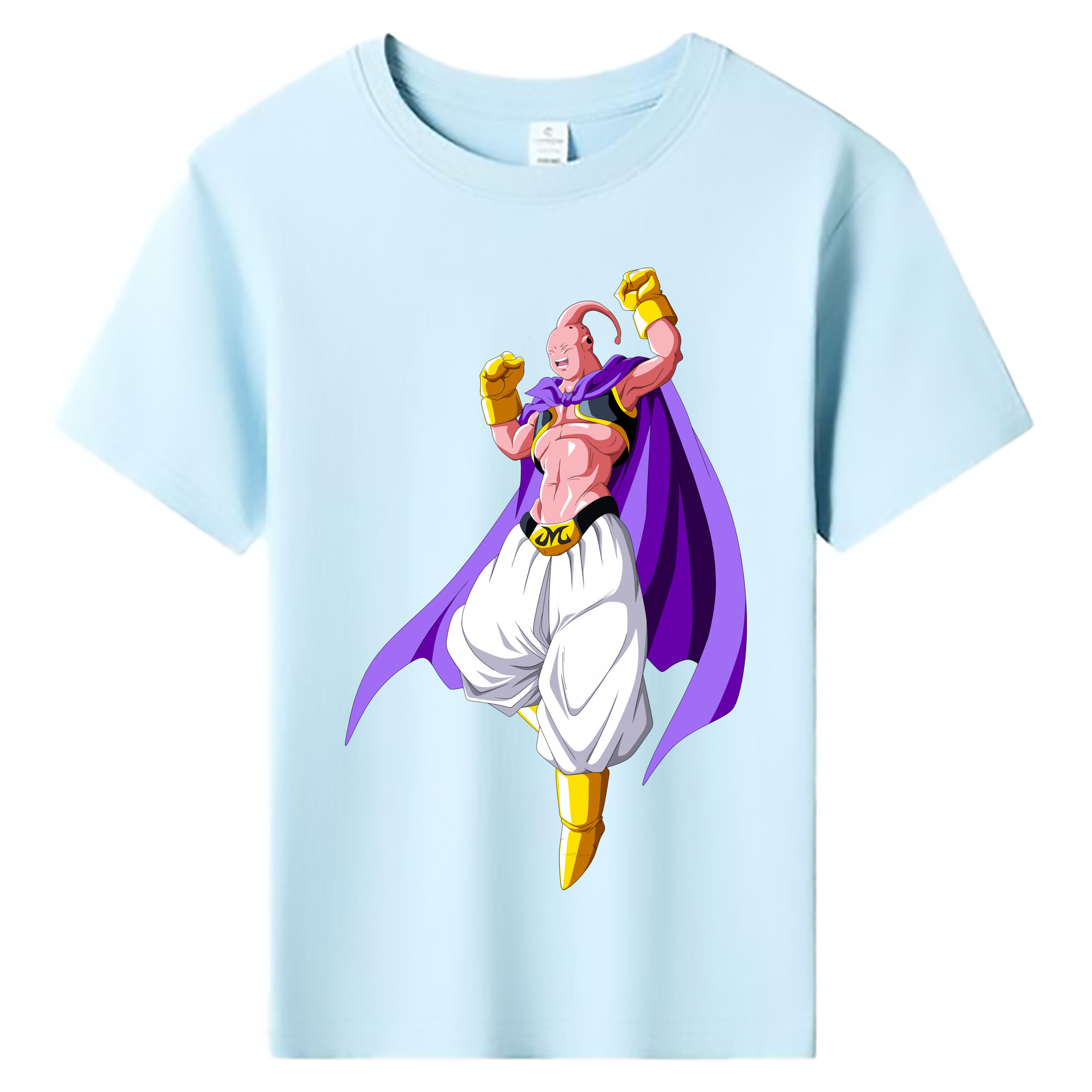 （画像用） ドラゴンボール 魔人ブウ DRAGON BALL Majin Buu 綿100％キッズTシャツ（フロントプリント）